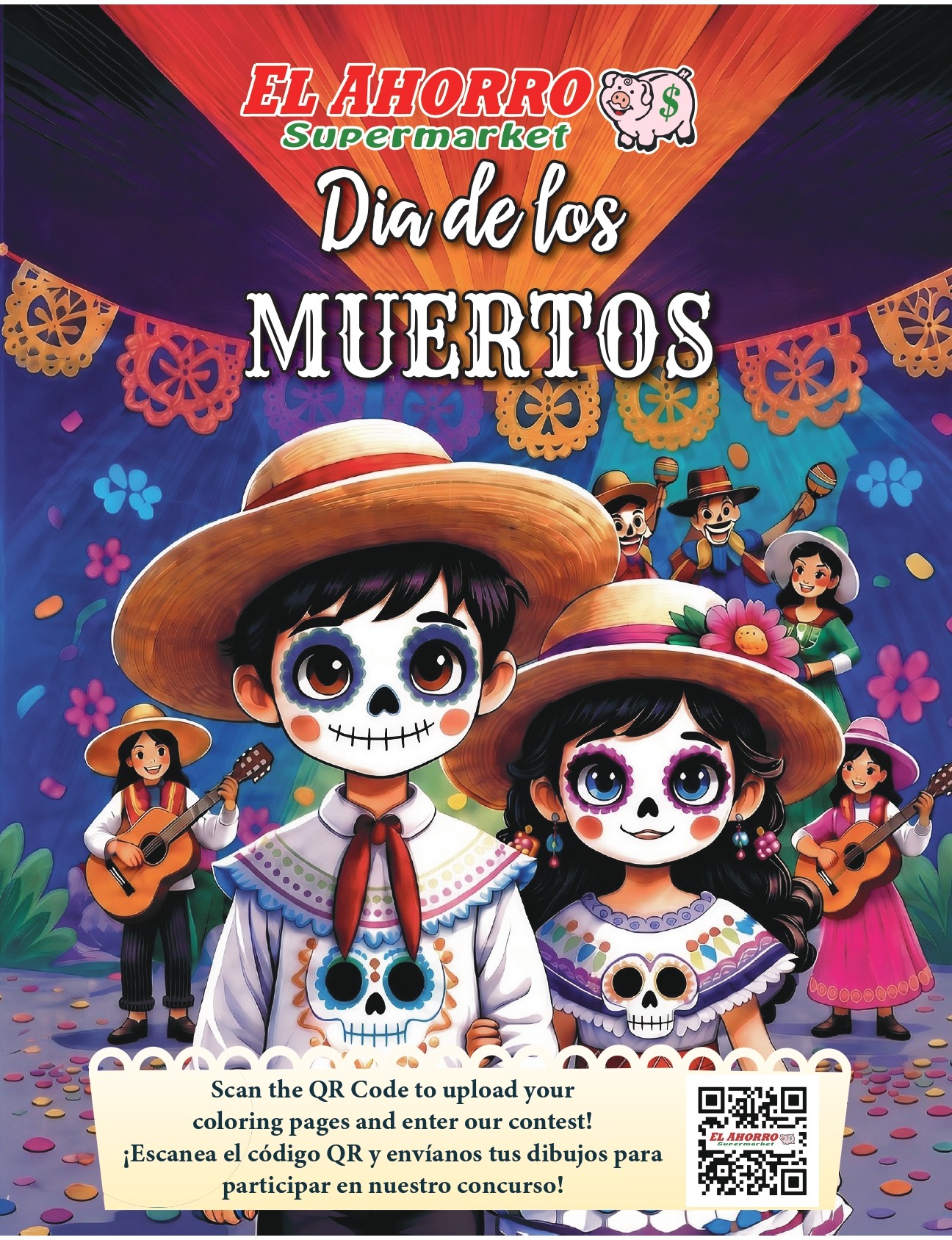 Day of the Dead Coloring Contest